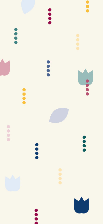 Baggrundsgrafik til smartphone med lys grafik fra Taknemli'-universet.